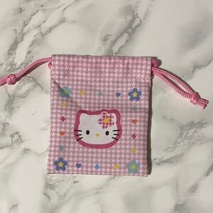 Sanrio 2024 - mini drawstring accessories bag - Pink Hello Kitty